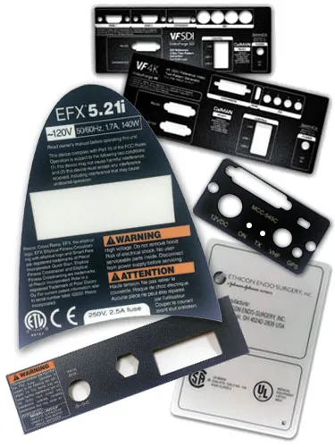 Back Panel Labels made by Adhesa Plate